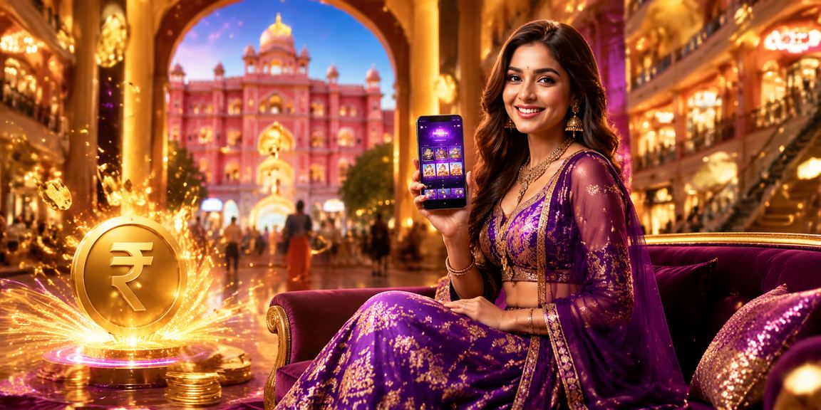 Jaipur player using casino app with rupee symbol